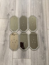 Retro 6 Mirrored Wall Tiles New Bb7