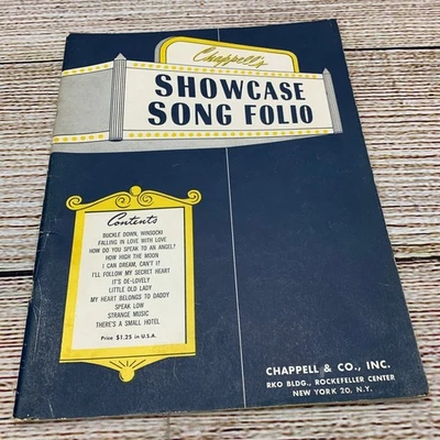 Chappell Showcase Song Folio Notenbuch Vintage Noten Sammlung - Bild 1 von 4