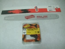 Windsor 16" Guide Bar & Oregon 56DL Chain-New-16PKU50SSR-.050-3/8P