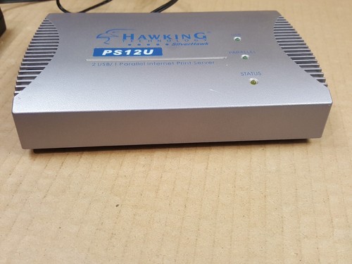 Hawking Technology Silverhawk PS12U Parrallel Internet Print Server Preowned - Picture 3 of 14