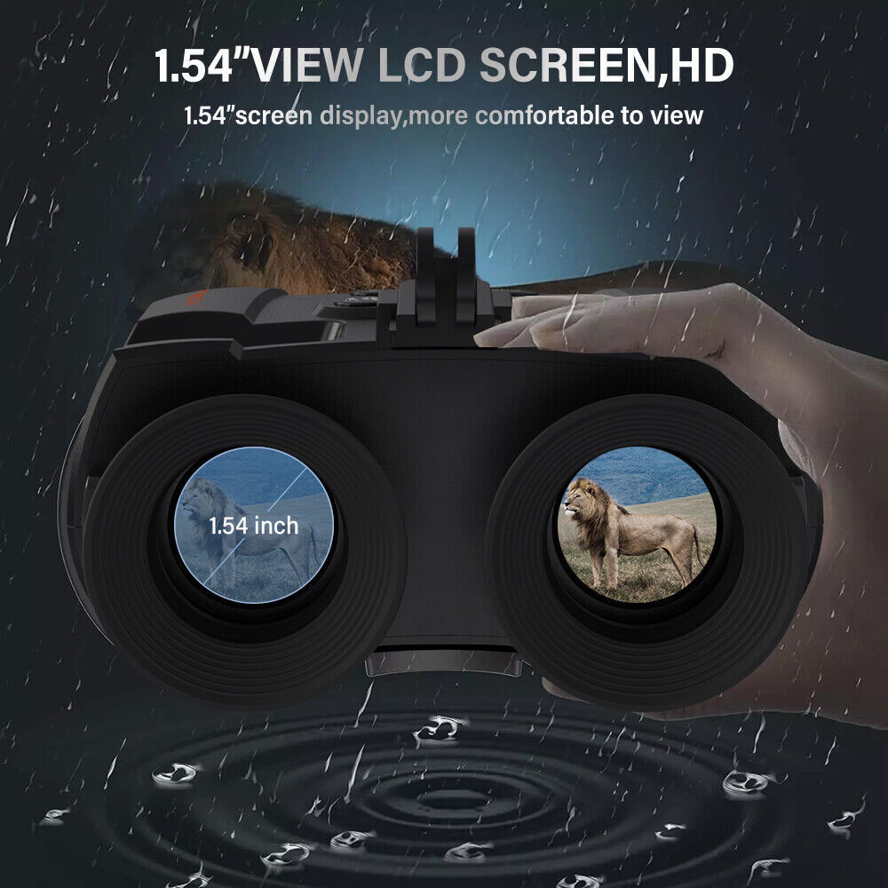 Head Mounted Night Vision Goggles Rechargeable Hand Free Night Vision Binoculars