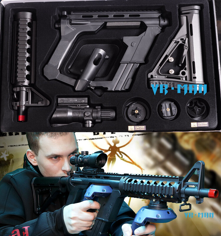 VR Gun Bracket for HTC Vive Dual Handle Motion Controller  -image