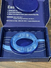 ZQuiet Anti-Snoring Mouthpiece Starter Pack with 2 Sizes - Torn Open Box Unused