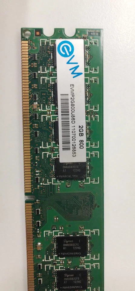 DYNET DESKTOP RAM DDR2 2 GB RAM DNHMAU2GC8FER1-A7-C - Image 4 of 4
