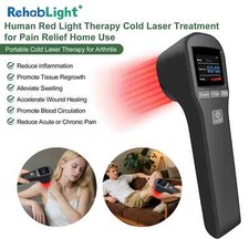 Professional Red Light Laser Therapy Device for Soft Tissue Injuries Treatment