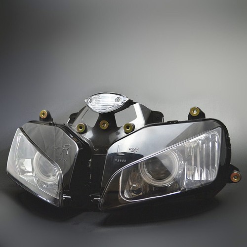 Assembled HID Projector Headlight Blue Angel Eyes for Honda CBR600RR 03-06 - Bild 6 von 10