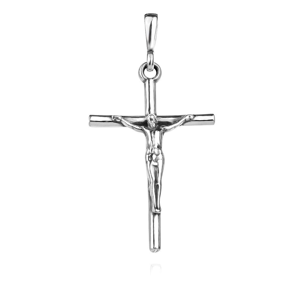 Sterling Silver 925 Cross Pendant Crucifix Jesus Christ Religious ...