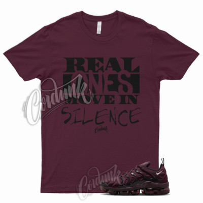 R1 T Shirt to Air VaporMax Plus Burgundy Maroon Bordeaux Cherrywood Red WMNS 1