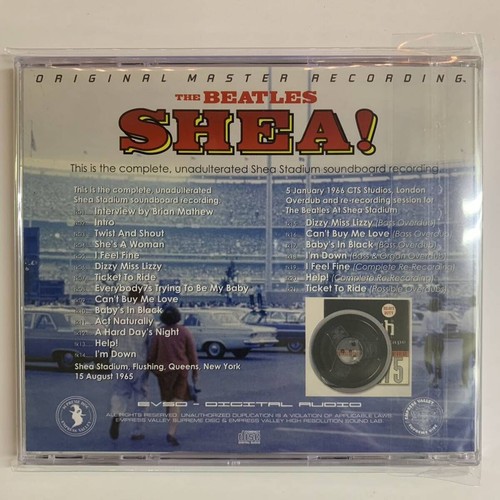 THE BEATLES/SHEA! La tavola audio completa non adulterata Shea Stadium (CD) - Foto 2 di 7