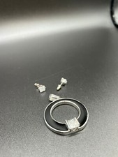 Set Stainless-Steel Pendant with Earrings for Women