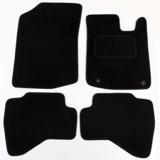 For Citroen C1 2005-2014 Tailored Carpet Car Mats Black 4pc Floor set 2 clips