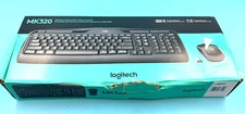 Logitech Desktop MK320 Wireless Keyboard & Mouse Black 920-002836 ❤️✅❤️✅