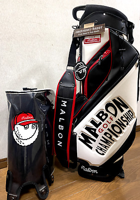 malbon golf Caddy Bag 2024 Golf Stand bag Black Brand With 2 malbon golf Caddy Bag 2024 Golf Stand bag Black Brand With 2