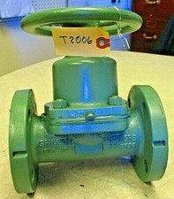 Lined Diaphragm Valve GRINNELL SAUNDERS 1-1/2" 150 FF Flanged Iron Straight-Way