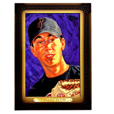 Tim Lincecum 2008 Topps Wal-Mart Dick Perez Insert #5 San Francisco Giants
