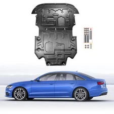 2Pcs Engine Splash Guard For Audi A6 2012-2018 Under Engine Shield Cover Board