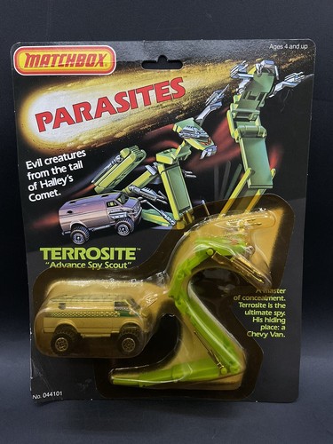 Matchbox Parasites Terrosite Advance Spy Scout Chevy Van Die-Cast 1985 Vintage
