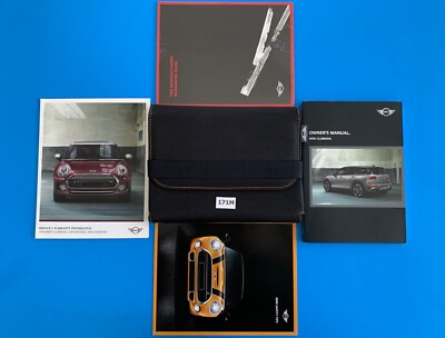2016 Mini Cooper S Clubman 2.0L Owners Manual + Supplemental Books Set, OEM Case