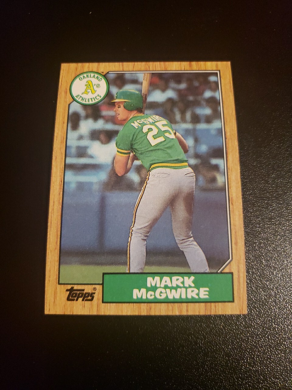 1987 Topps #366 Mark McGwire