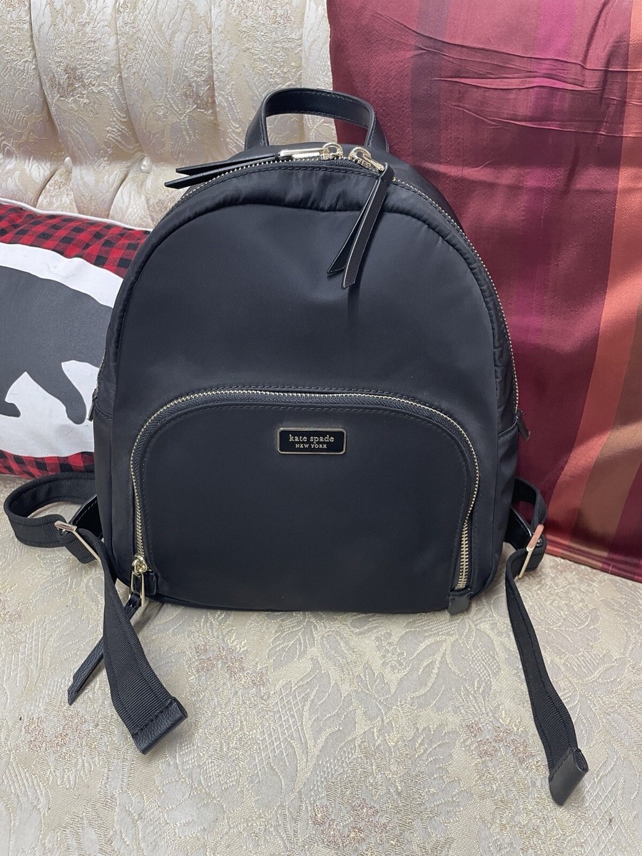 NWT New Kate Spade Medium Dawn Backpack Bookbag Black | eBay display picture 2
