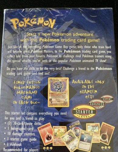 Pokemon Base Set 2-Player Starter Set Theme Deck Factory Sealed 1999 WOTC - Picture 5 of 7