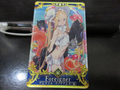 FGO Fate Grand Order Arcade Card Servant Abigail Summer Foreigner Final NORMAL