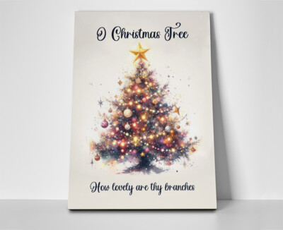 O Christmas Tree Poster or Canvas