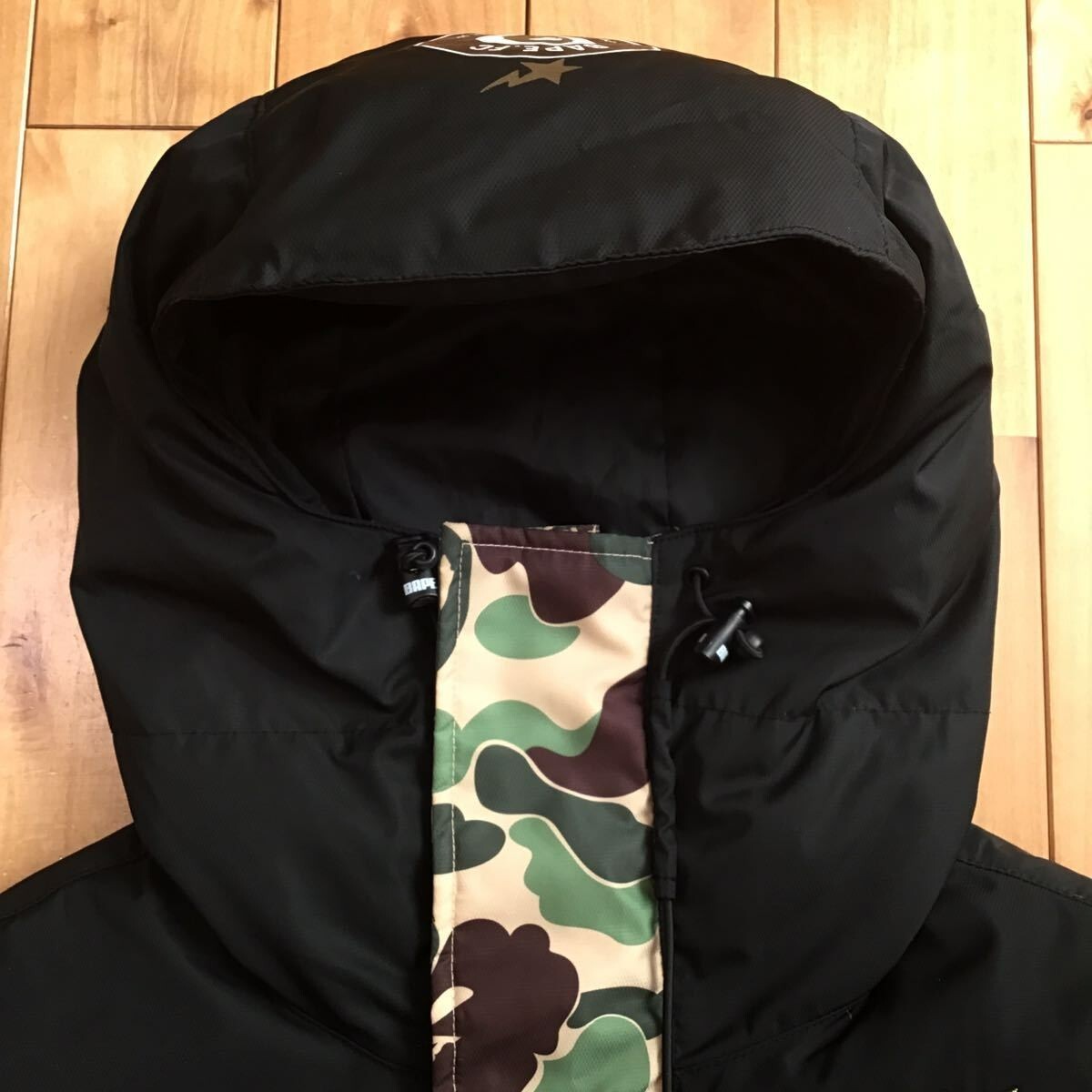 BAPE × PUMA Long Hoodie Down Jacket ABC camo A Bathing Ape