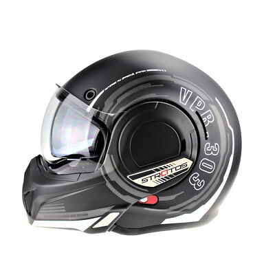 VPR.303 F242 P/J Rated Reverse Flip Up Motorrad Modular Classic Touring Helm