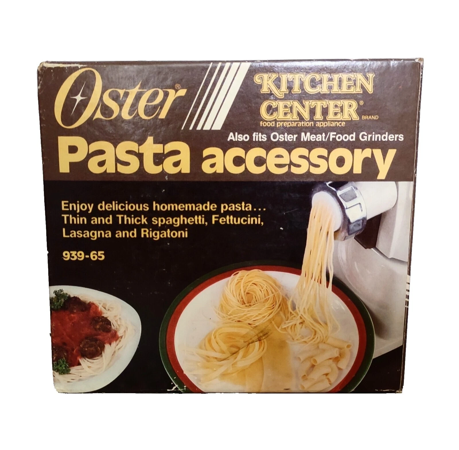 Máquina para hacer pasta eléctrica blanca Oster