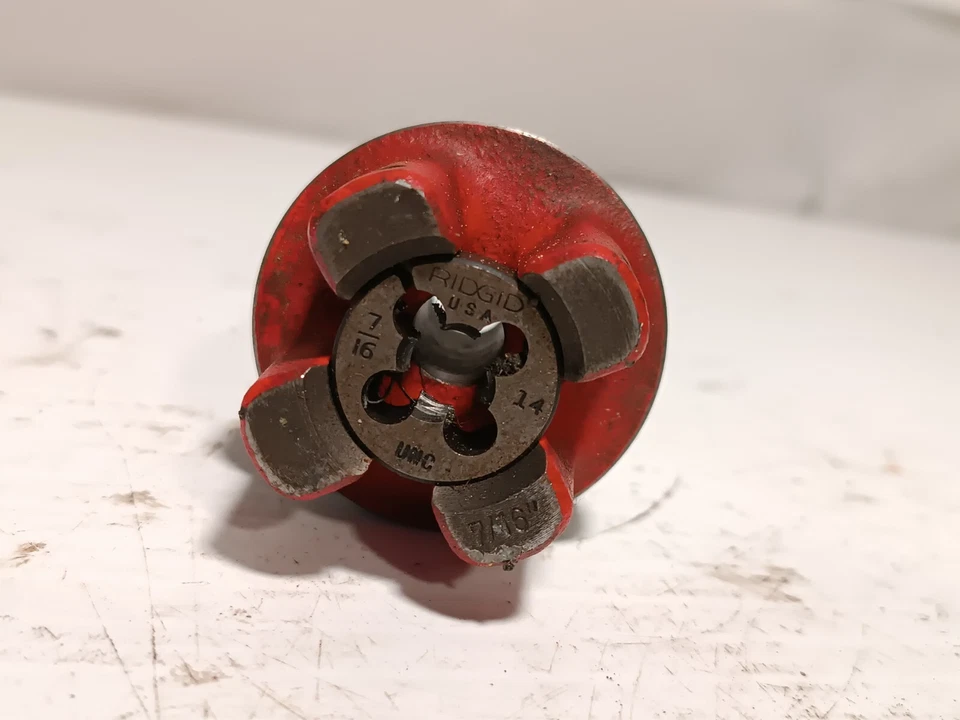 Ridgid 00-RB 7/16" 14 UNC Manual Ratchet Pipe Threader Head - Image 4 of 4