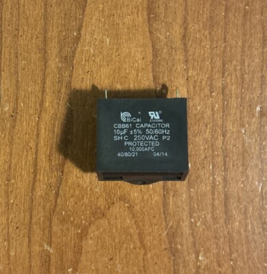 OEM Genuine Kenmore Microwave Start Run Capacitor, Part #5304491512, 5304502494
