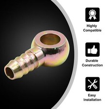 M6/M8/M10/M12/M14/M16/M18 Banjo Fitting Connector Hose Barb Brake Line Fuel