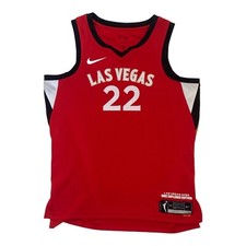 WNBA Authentic Nike Las Vegas Aces A’Ja Wilson 2021 Jersey Size 42 MEDIUM