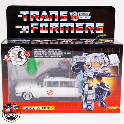 GHOSTBUSTERS TRANSFORMERS Ectotron 2024 ECTO-1 Classics Kenner Hasbro Real Auto