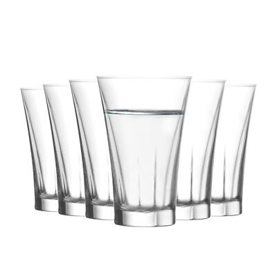LAV 12X Truva Shot Gläser Vintage Glas Shooter Tumblers 100ml klar