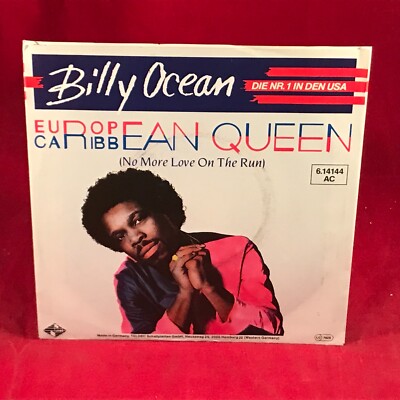 BILLY OCEAN Caribbean Queen No More Love On The Run 1984 German 7'' vinyl single