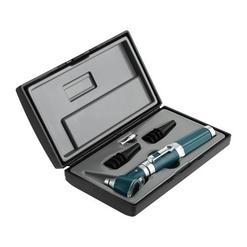 Green 3X Magnification Pocket Otoscope 8 Speculum Tips Diagnostic Ear Care Tool - Picture 2 of 22