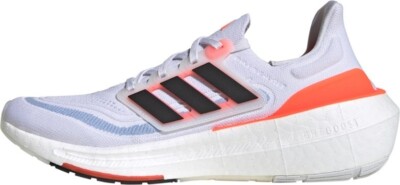 $190 New Adidas Ultra Boost Light 23 White Black Red HQ6351 $190 New Adidas Ultra Boost Light 23 White Black Red HQ6351