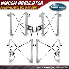 4x Front Rear Power Window Regulator W Motor For Silverado Sierra 1500 01-06 4x Front Rear Power Window Regulator W Motor For Silverado Sierra 1500 01-06
