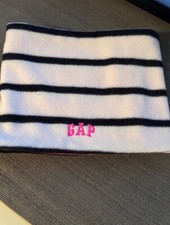 GAP KIDS ONE SIZE Girls SCARF Reversible Pink EUC Stripped