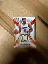 2008-09 Hot Prospects Materials Hawks Basketball Card #HMJJ Joe Johnson Jersey