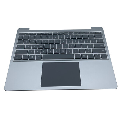 For Microsoft Surface Go 1943 Palmrest Touchpad Backlit Keyboard Silver 12.4'' US