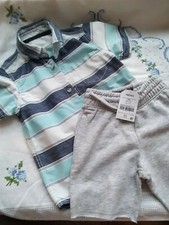 Boys BNWT Next shorts with Tu shirt used but very good condition 2-3 year