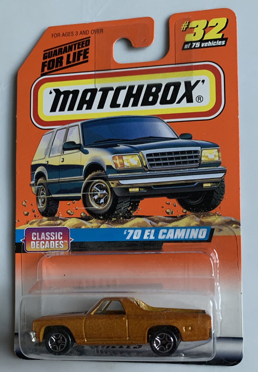 Matchbox 1998 Classic Decades '70 El Camino Diecast Car Chevy Matchbox 1998 Classic Decades '70 El Camino Diecast Car Chevy