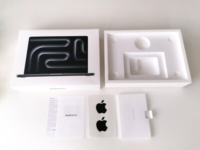 Apple MacBook Pro OVP leere Verpackung 14  Zoll Inch Leerkarton A3401 2024 2025
