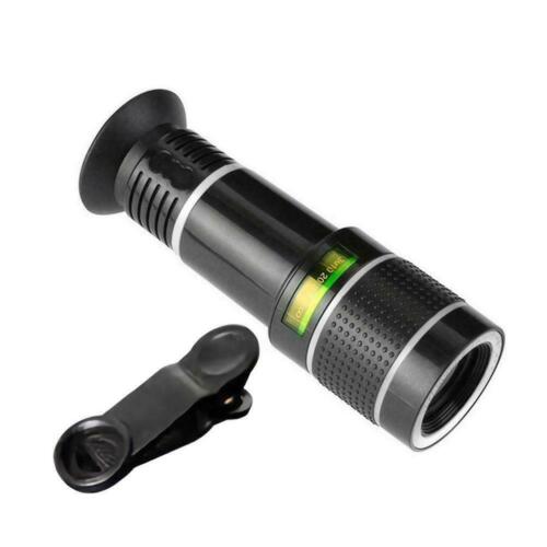 20X ZoomTelephoto Lens Clip External Mobile Phone Camera For iPhone Samsung Lens - Picture 1 of 14