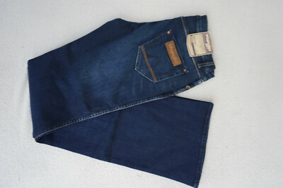 WRANGLER Betty wm Jeans regular waist bootcut stretch Hose W28 L34 darkblue NEU.