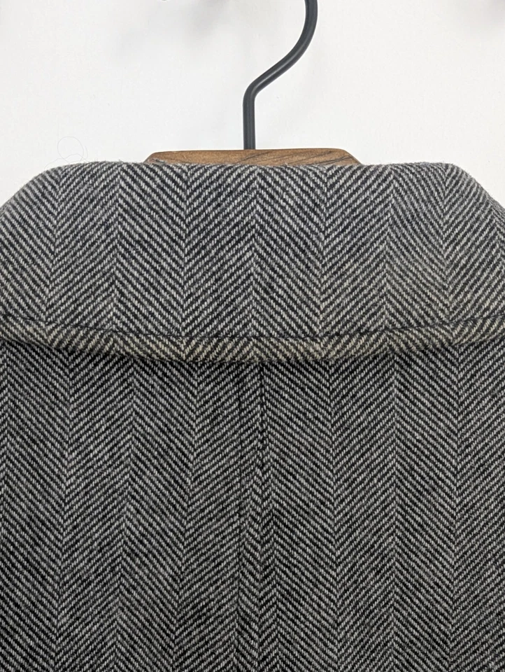 Uniqlo x JW Anderson Grey Wool Belt Trench Coat Size S - Image 3 of 4