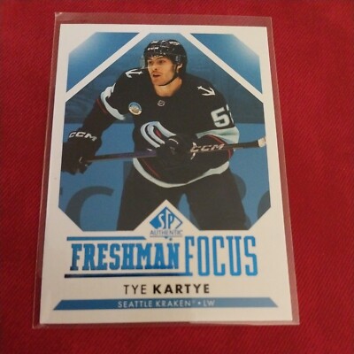 2023-24 SP Authentic - Freshman Focus Blue #FF-49 Tye Kartye (RC)
